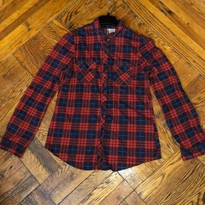 Plaid flannel shirt